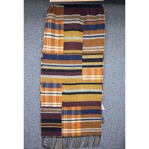 Zara Oversized  Plaid Patchwork Style Scarf 190cmX50cm